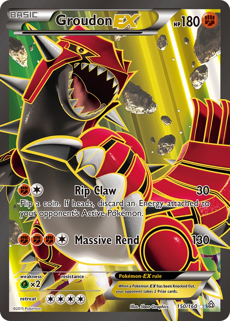 150/160 Groudon EX