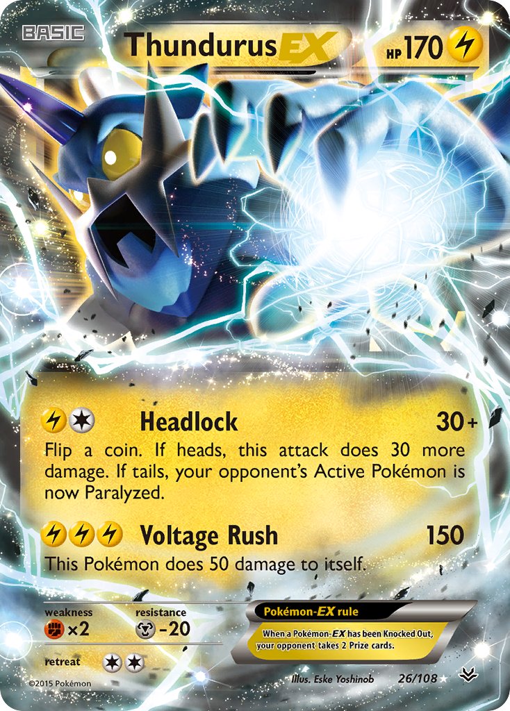 026/108 Thundurus EX