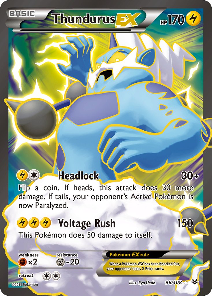 098/108 Thundurus EX