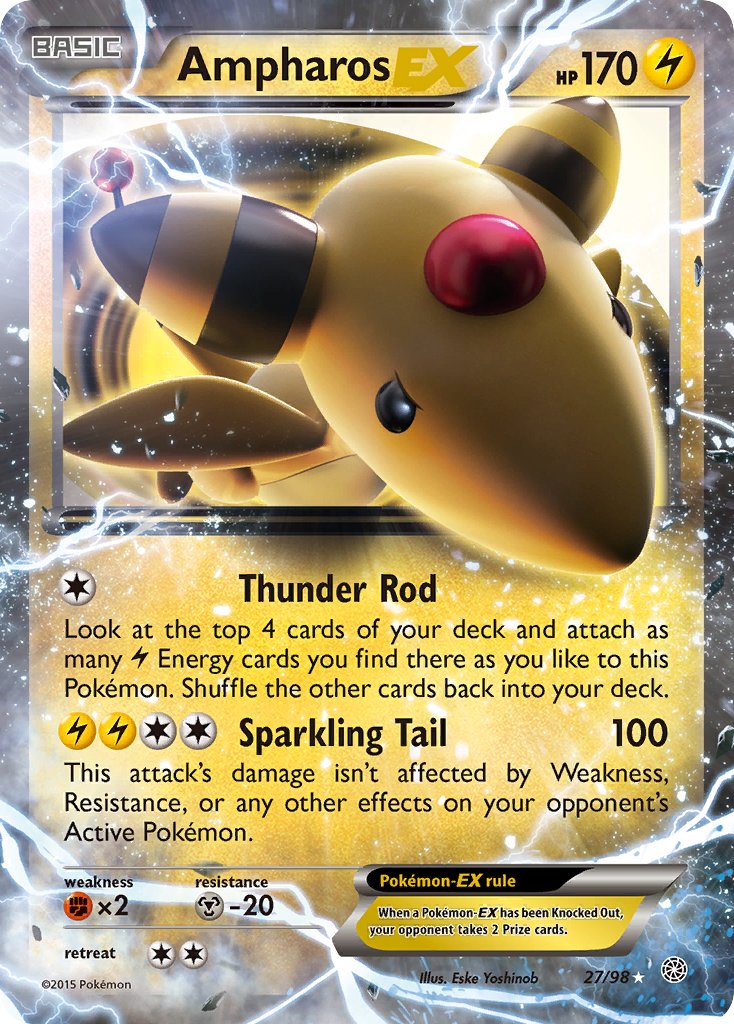 027/98 Ampharos EX