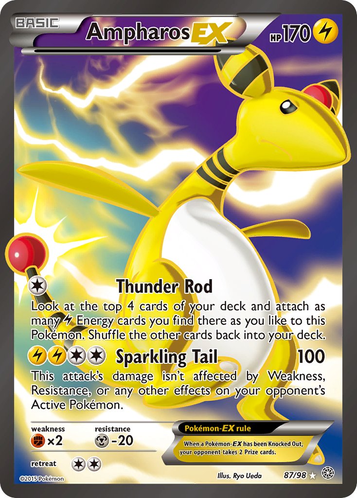 087/98 Ampharos EX