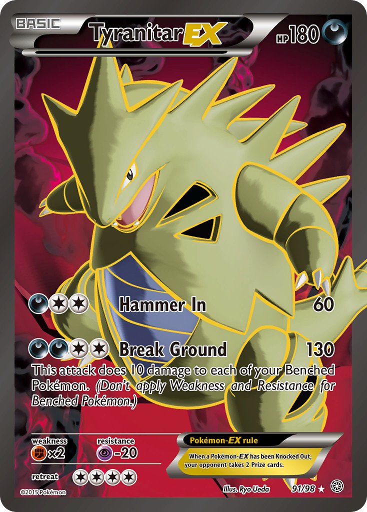 091/98 Tyranitar EX