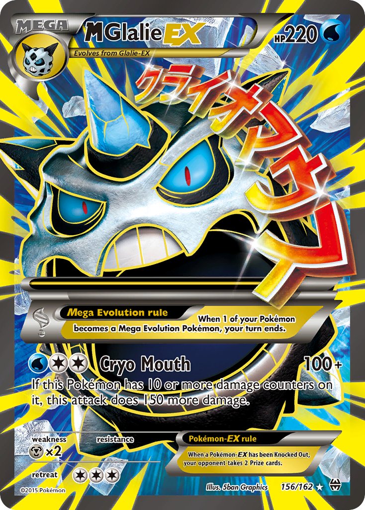 156/162 M Glalie EX