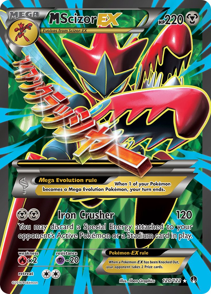 120/122 M Scizor EX