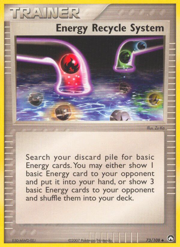 073/108 Energy Recycle System