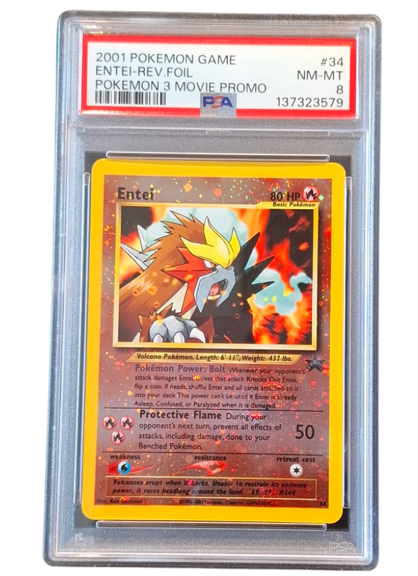 PSA 8 NM-MT Entei