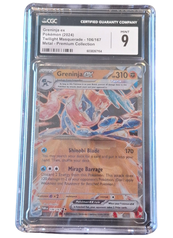 CGC Mint 9 Greninja EX (Metal)