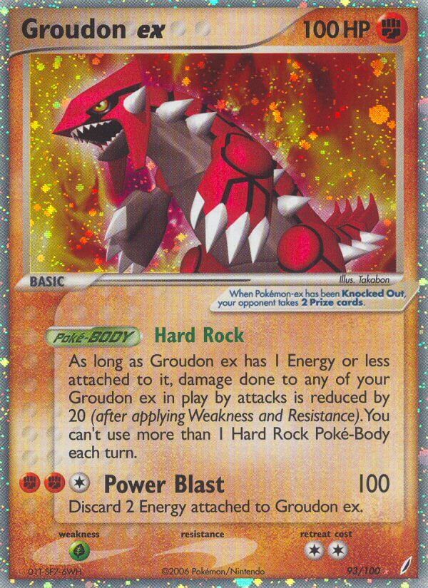 093/100 Groudon ex