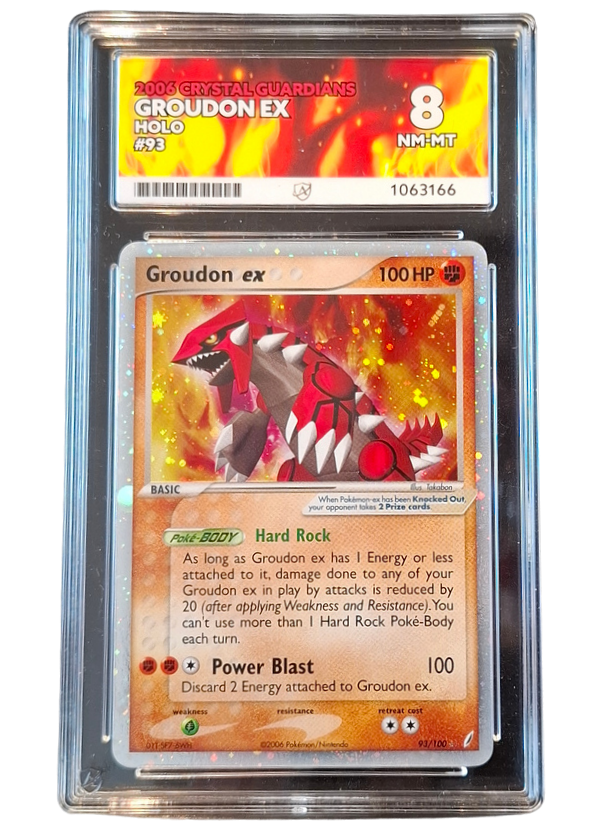 ACE 8 NM-MT Groudon ex 93/100