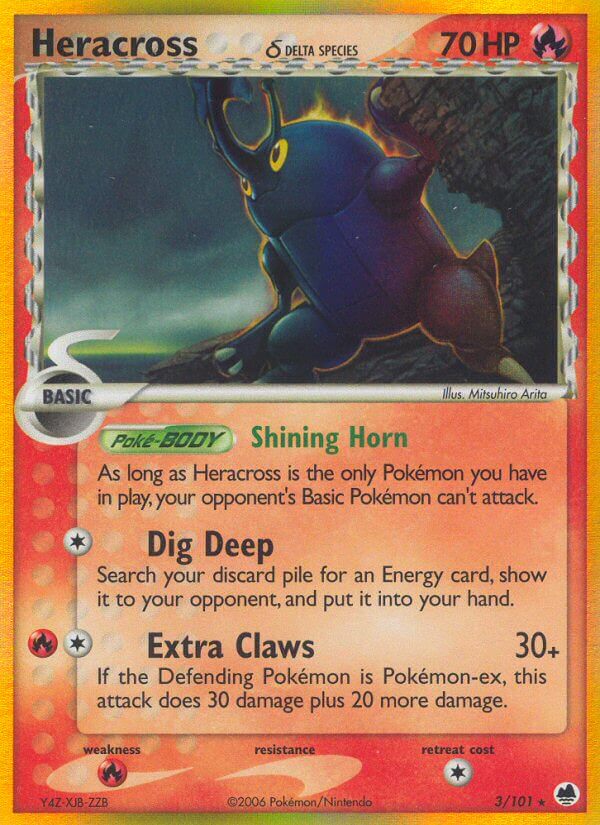 003/101 Heracross (delta species)