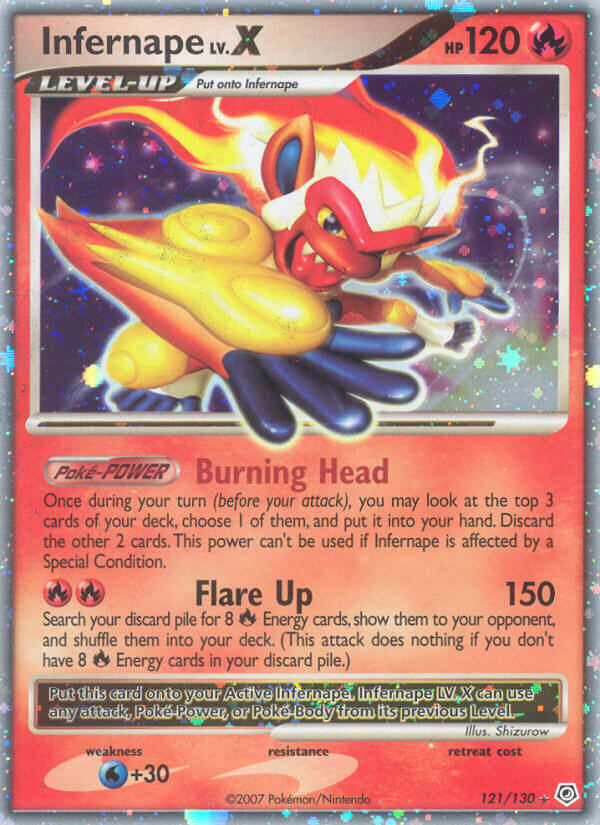 121/130 Infernape LV. X
