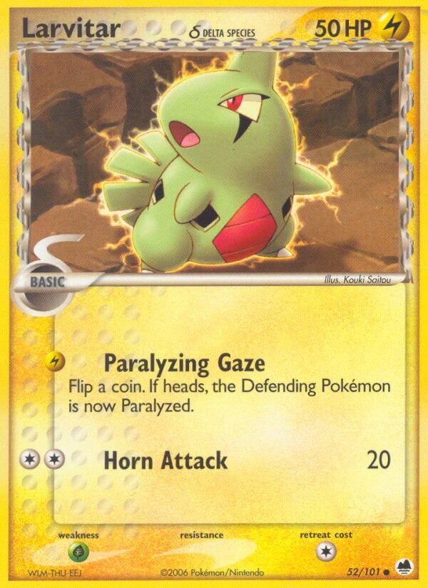052/101 Larvitar (delta species)