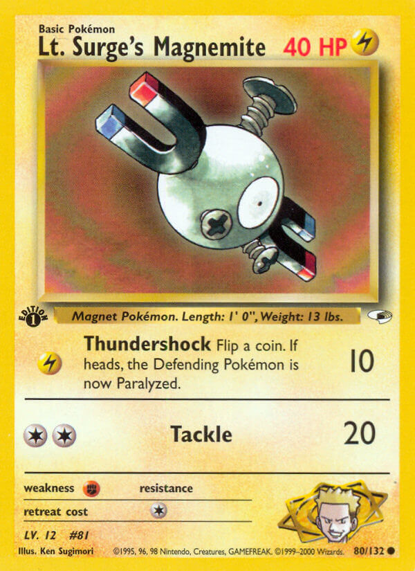 080/132 Lt Surges Magnemite