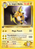 028/132 Lt Surges Raichu