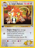 051/132 Lt Surges Raticate
