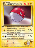 084/132 Lt Surges Voltorb
