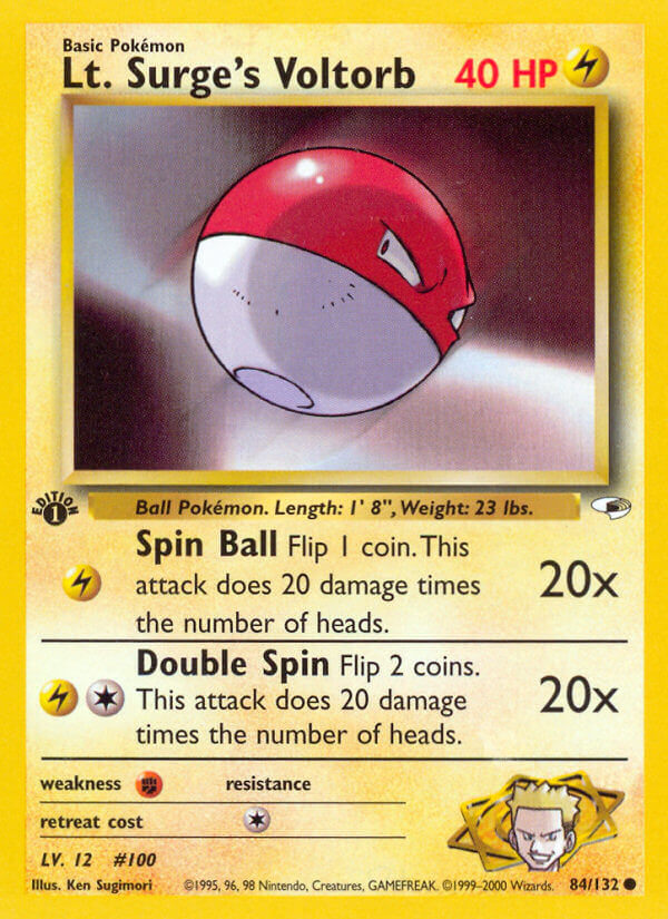 084/132 Lt Surges Voltorb