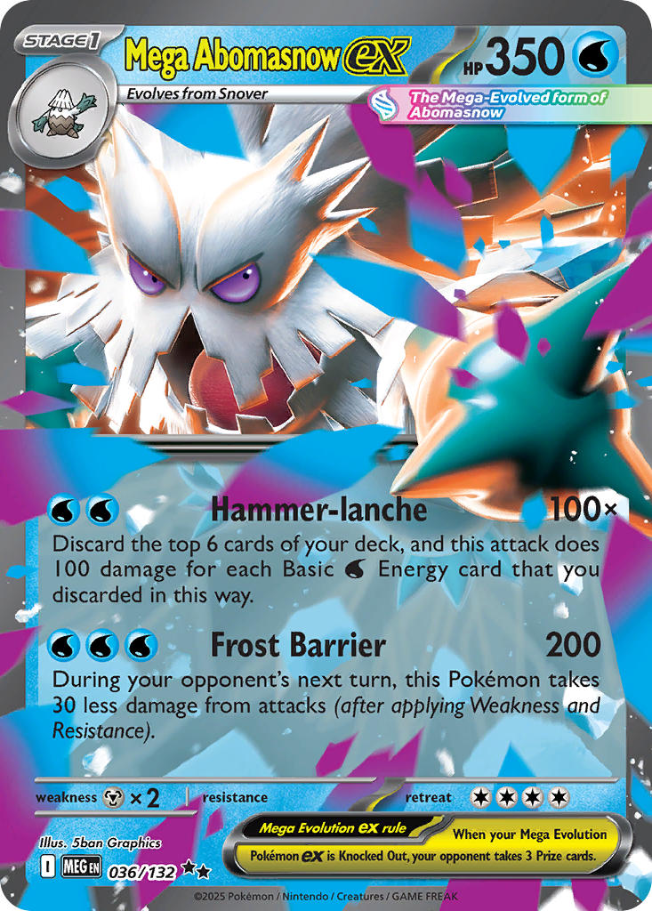036/132 Mega Abomasnow ex