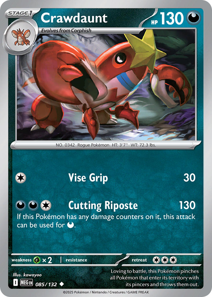 085/132 Crawdaunt