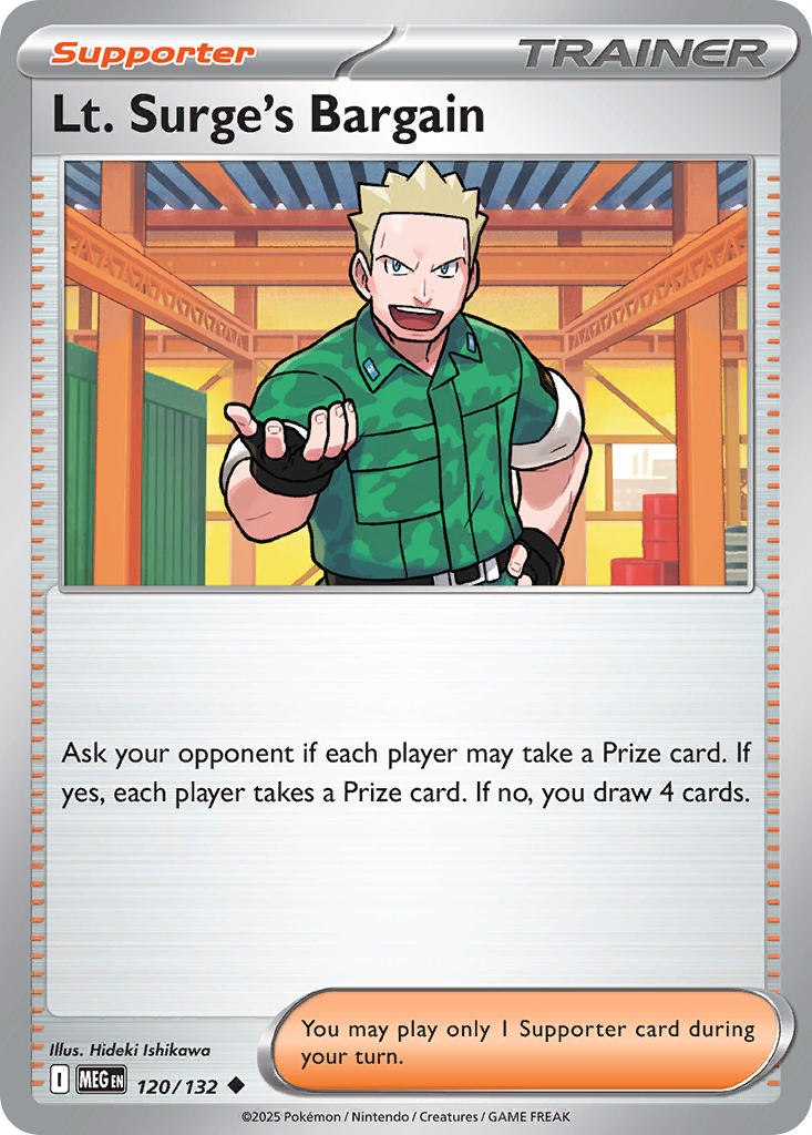 120/132 Lt. Surge's Bargain