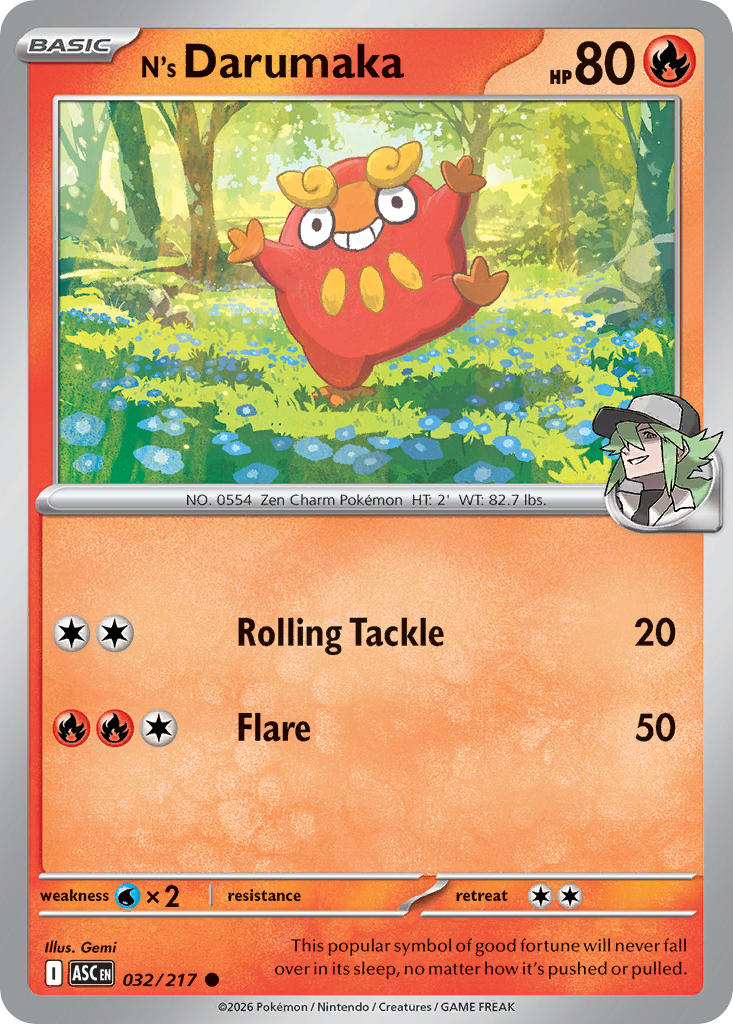 032/217 N's Darumaka