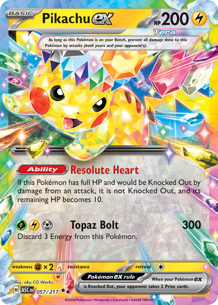 057/217 Pikachu EX