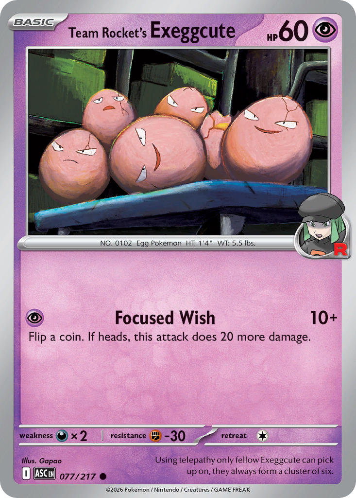 077/217 Team Rocket's Exeggcute