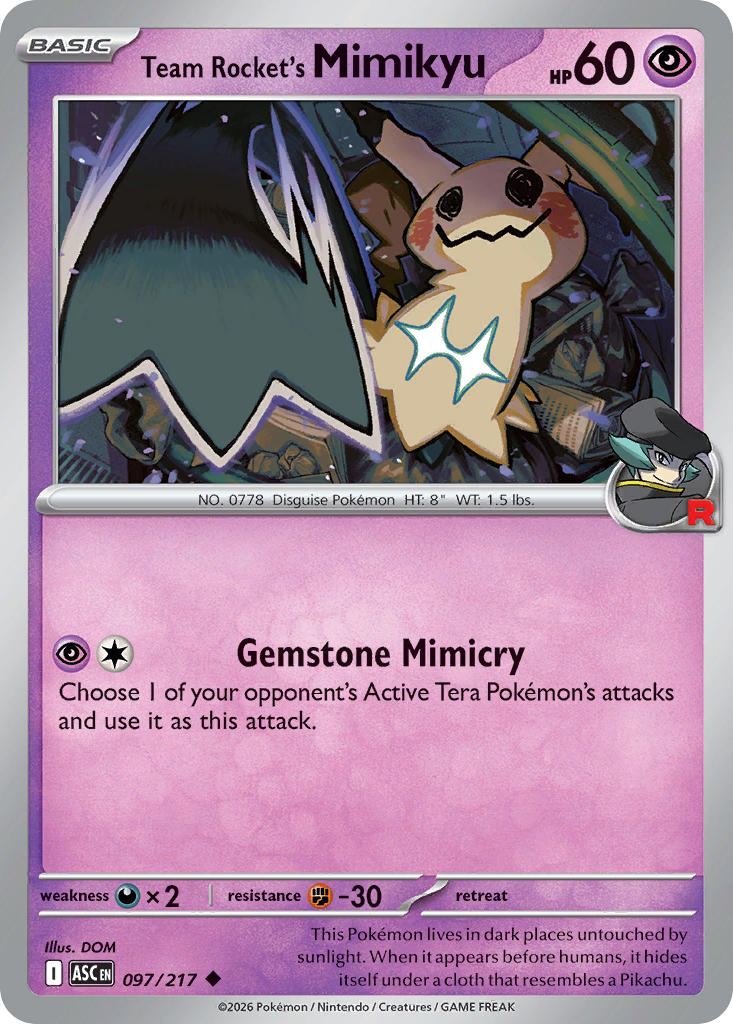 097/217 Team Rocket's Mimikyu