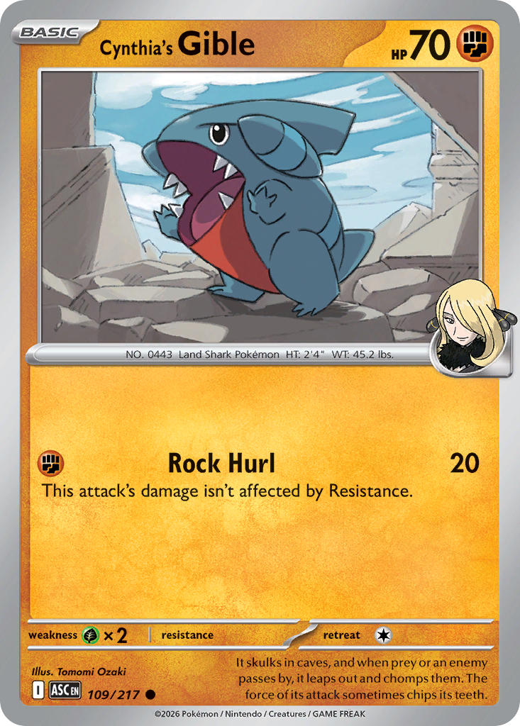 109/217 Cynthia's Gible