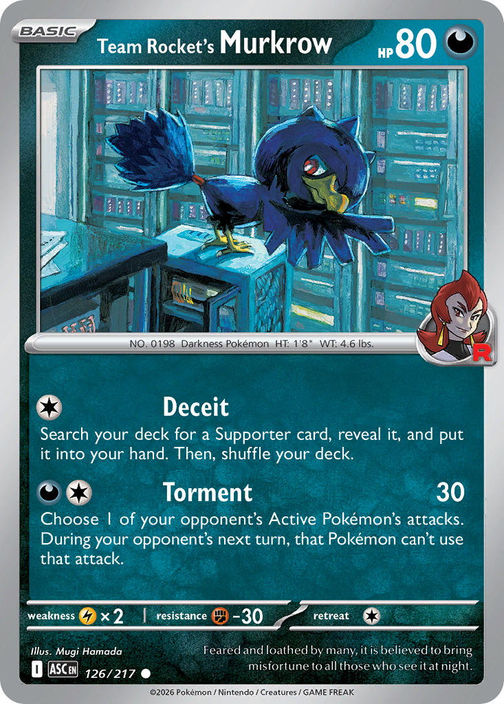 126/217 Team Rocket's Murkrow