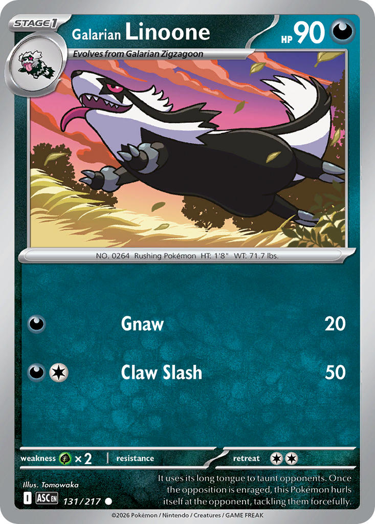 131/217 Galarian Linoone