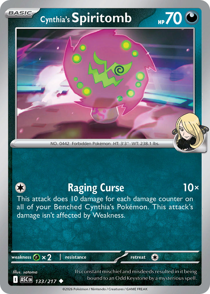 133/217 Cynthia's Spiritomb