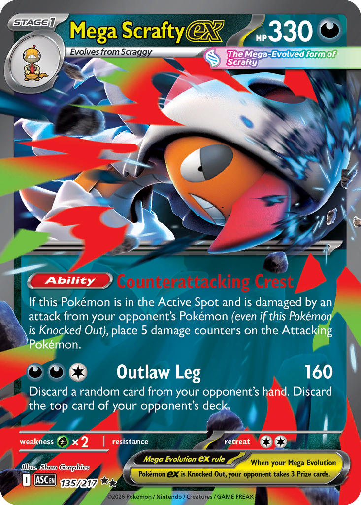 135/217 Mega Scrafty EX