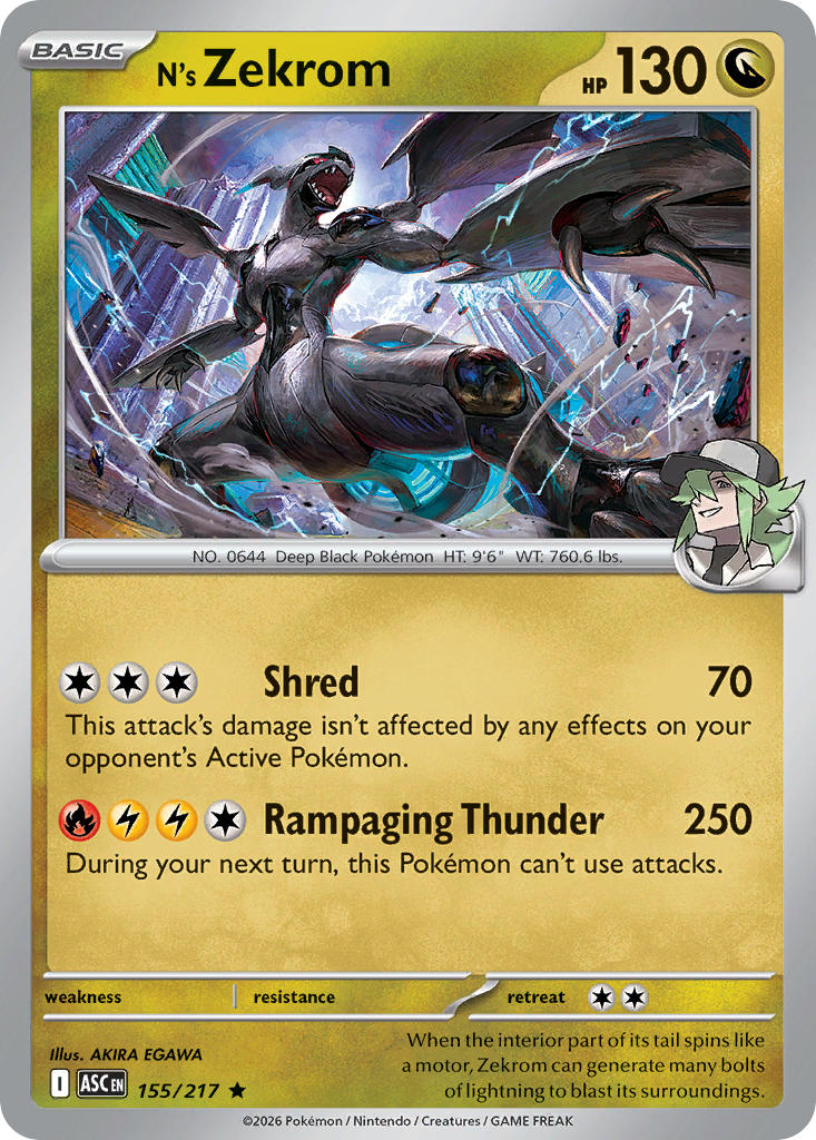 155/217 N's Zekrom