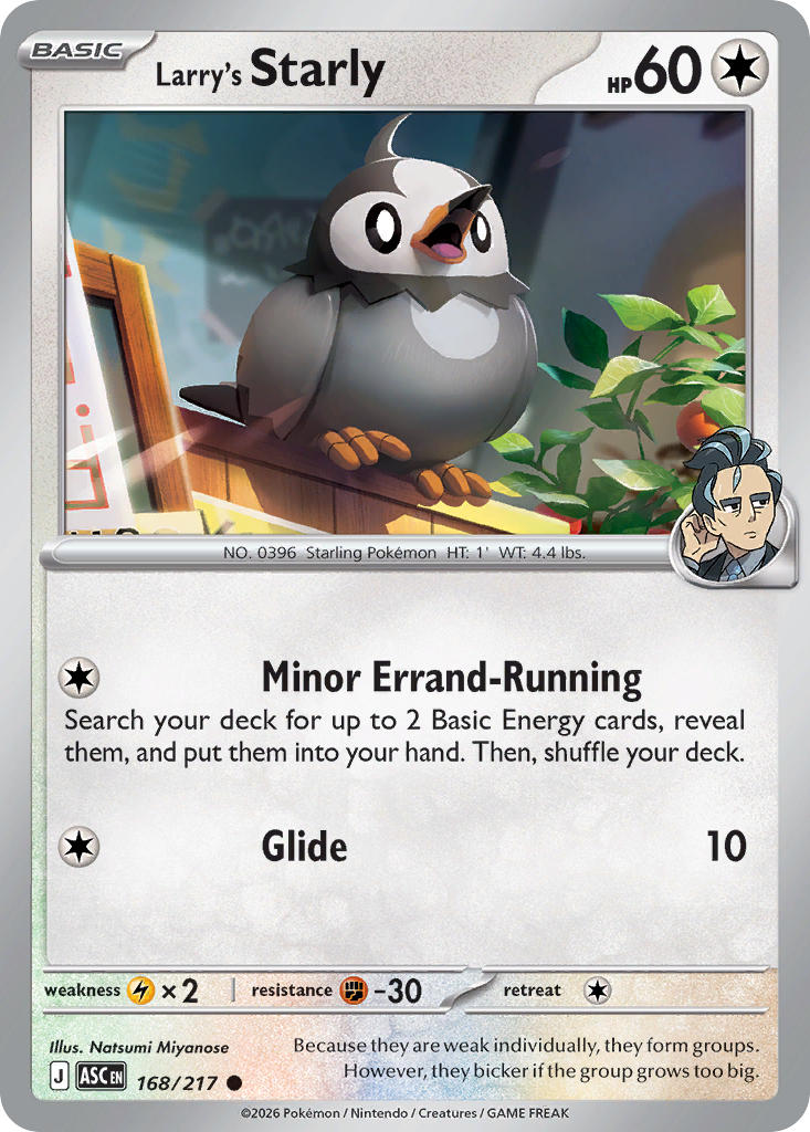 168/217 Larry's Starly