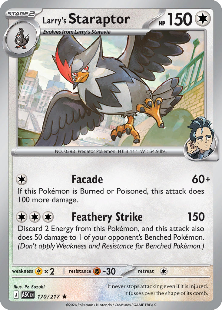 170/217 Larry's Staraptor