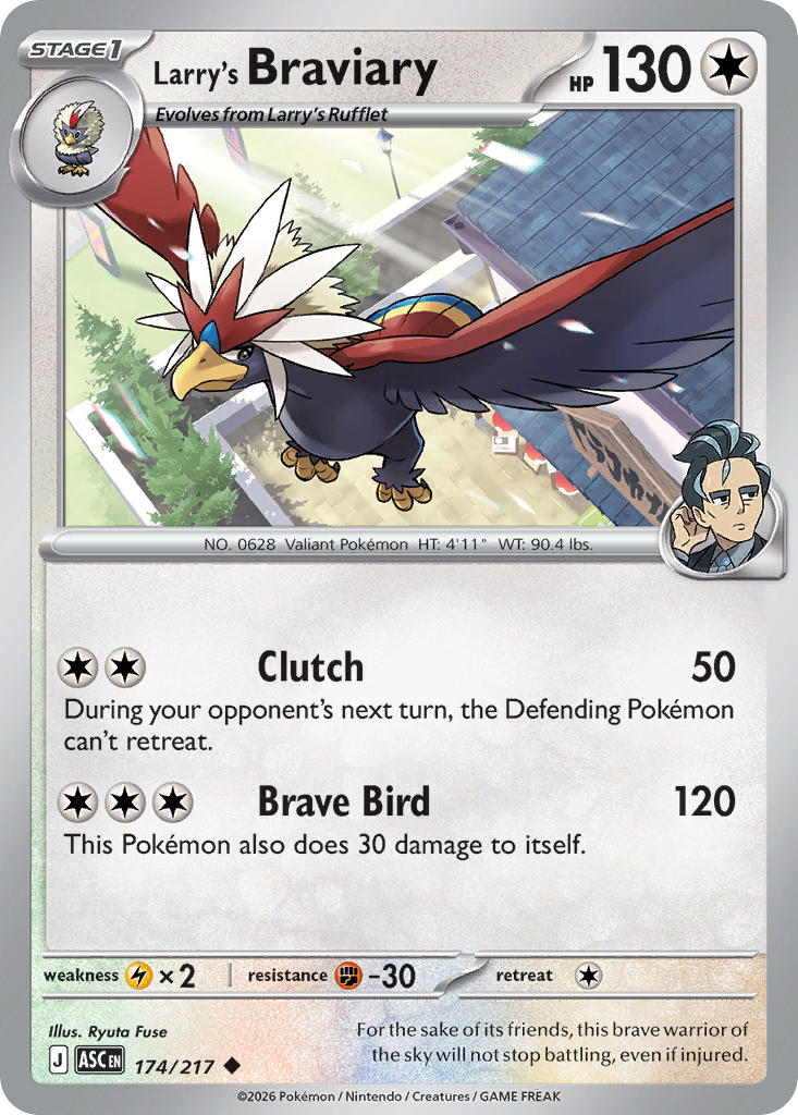 174/217 Larry's Braviary