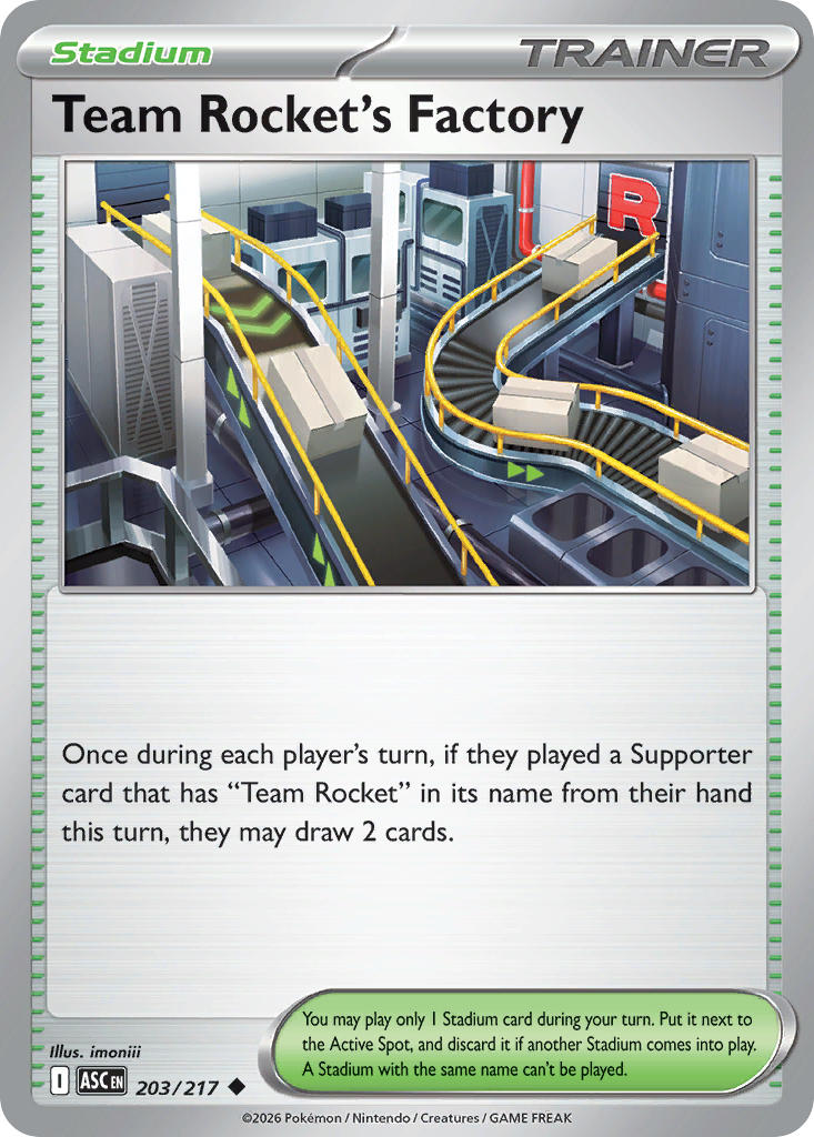 203/217 Team Rocket's Factory
