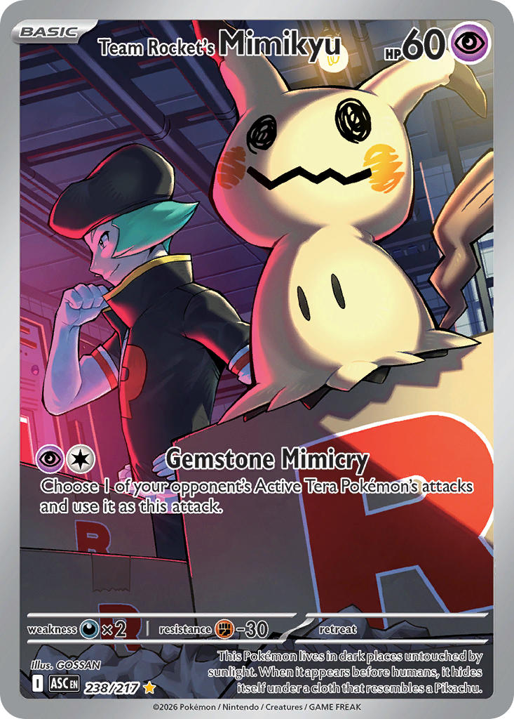 238/217 Team Rocket's Mimikyu
