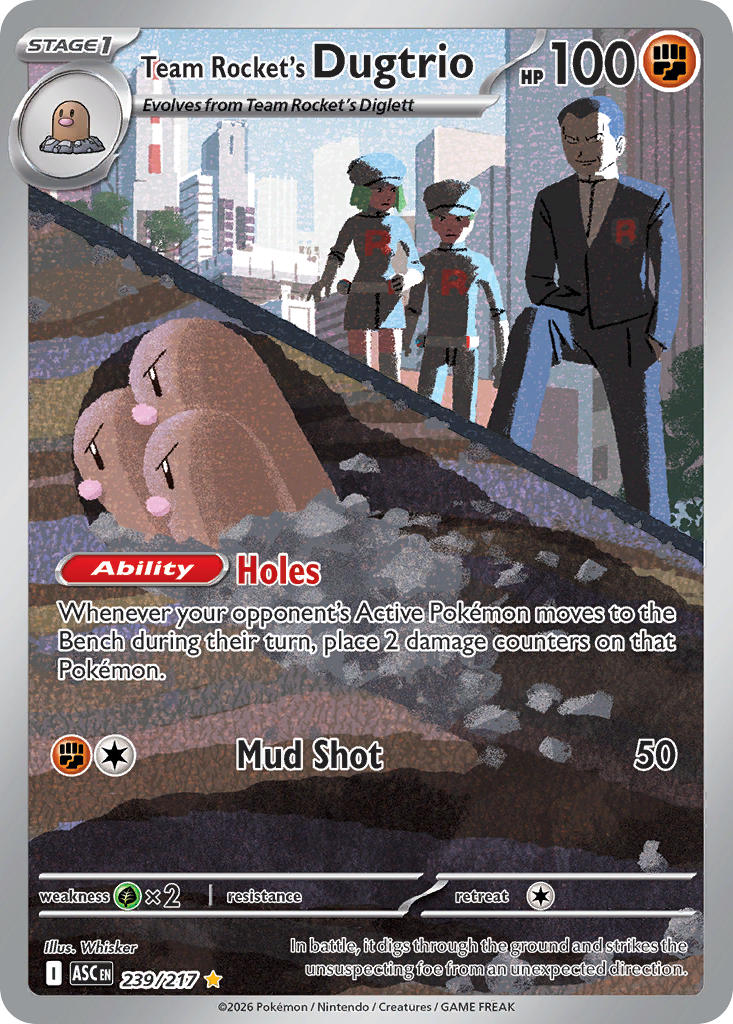 239/217 Team Rocket's Dugtrio