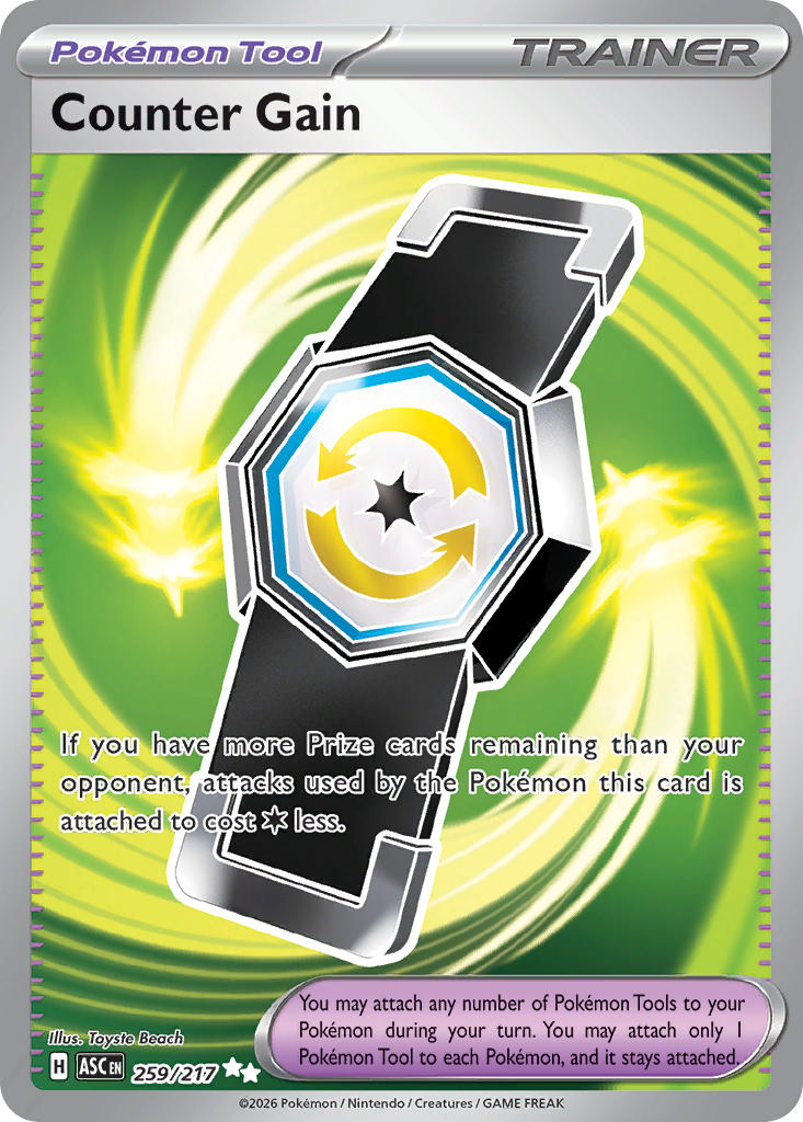 259/217 Counter Gain