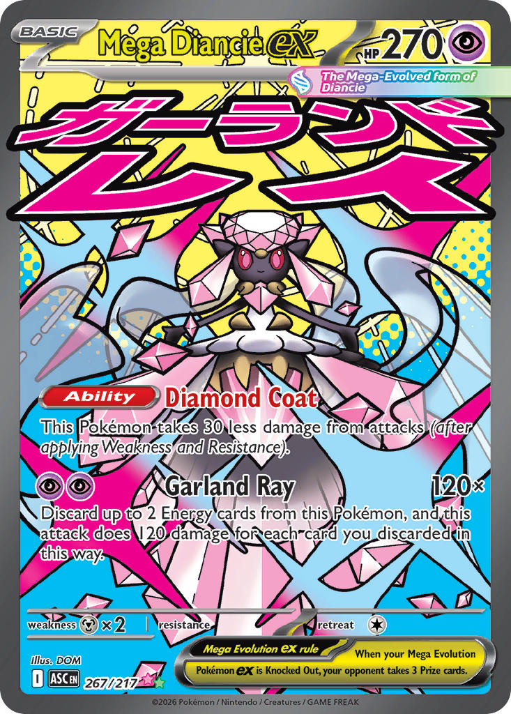 267/217 Mega Diancie EX