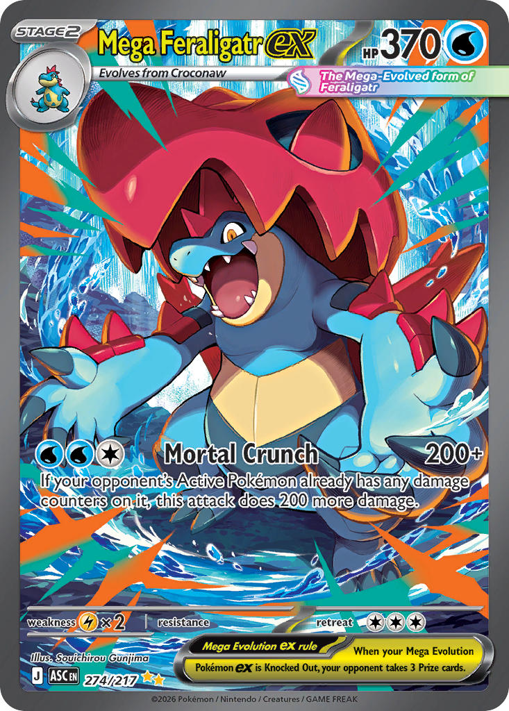 274/217 Mega Feraligatr EX