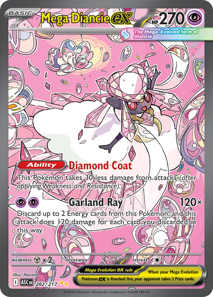 282/217 Mega Diancie EX