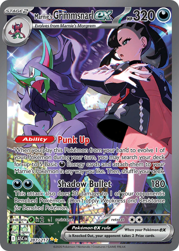 287/217 Marnie's Grimmsnarl EX