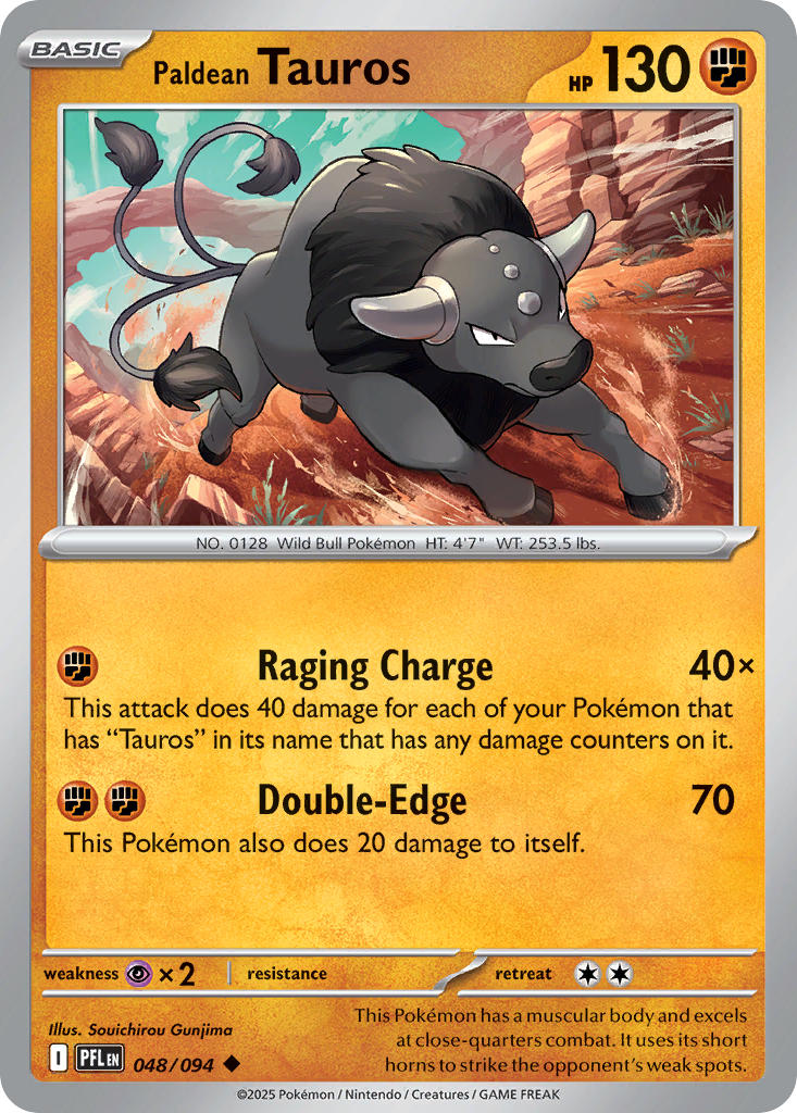 048/094 Paldean Tauros