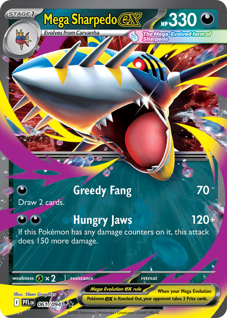 061/094 Mega Sharpedo EX