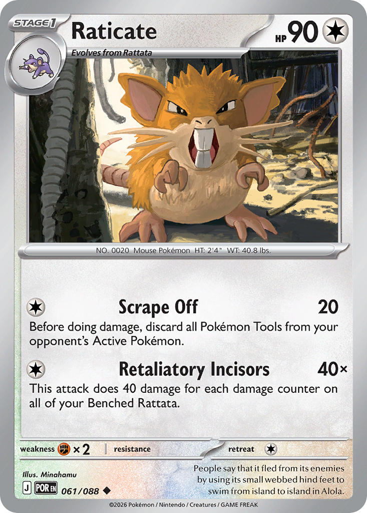 061/088 Raticate