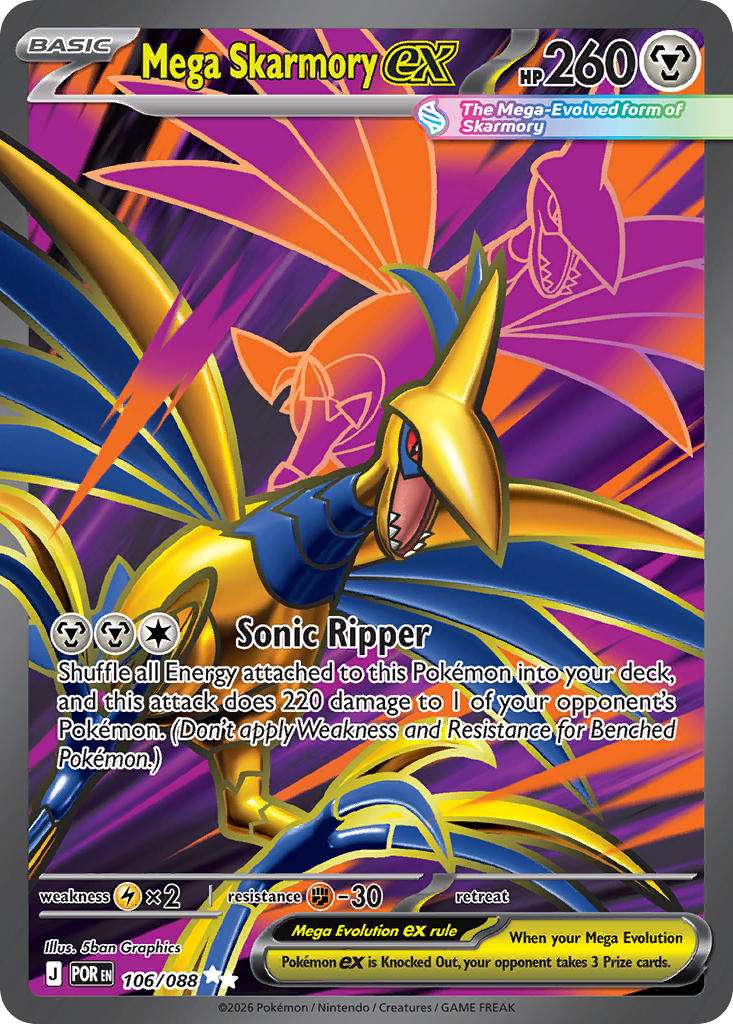 106/088 Mega Skarmory ex