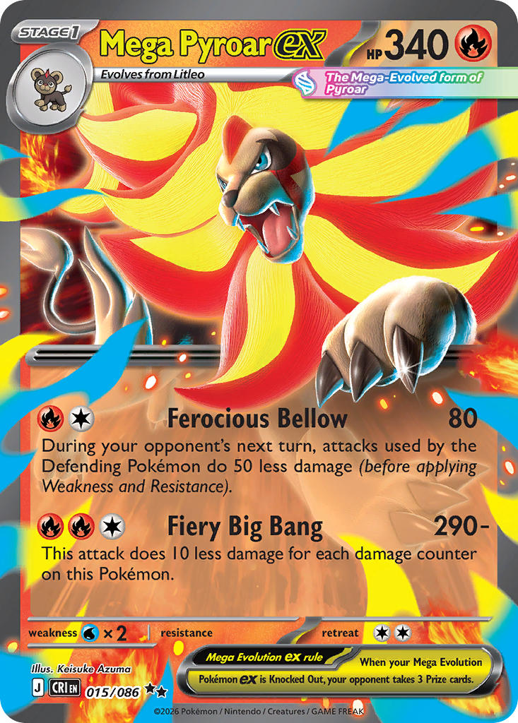 015/086 Mega Pyroar ex